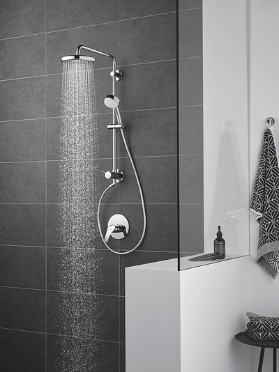 GROHE Tempesta 210 - Kopfbrause (wassersparend, Ø 210 mm, Antikalk-System, perfektes Strahlbild), ch