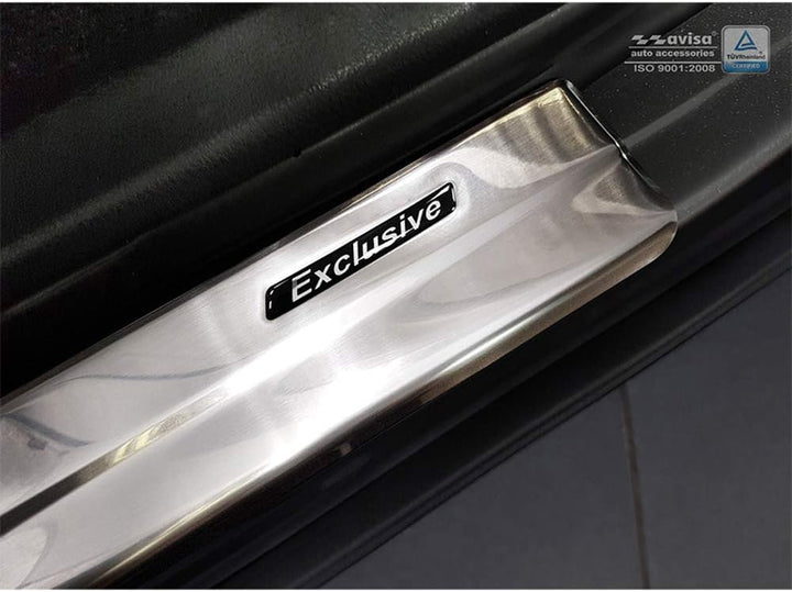 Avisa INOX Door sill Protectors Compatible with Toyota C-HR 2016-2019 & Facelift 2019- & RAV4 IV FL