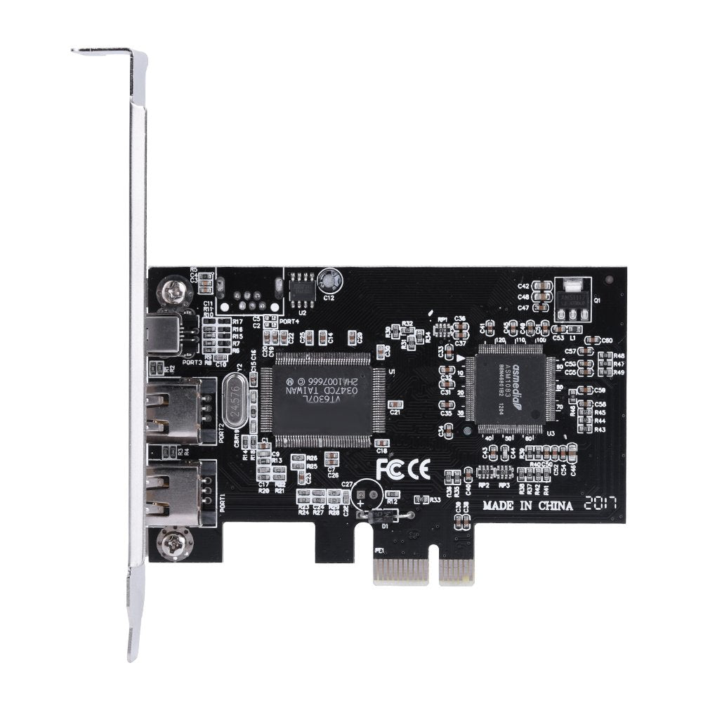 Tosuny PCI-E Controller Karte, Hochgeschwindigkeit PCI Express FireWire 1394a IEEE 1394 Controllerka