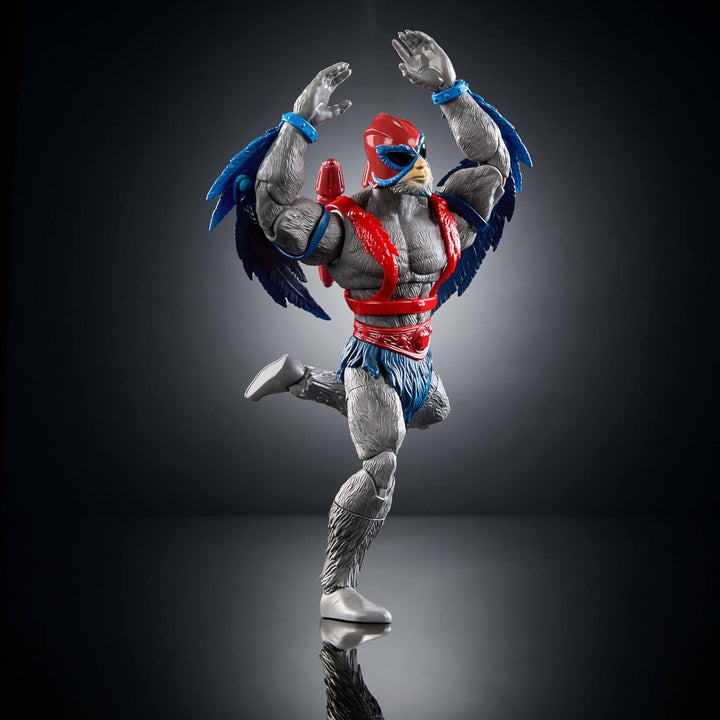 Masters of The Universe Masterverse Vintage Collection Stratos-Actionfigur, ca. 18 cm, 30 Bewegungsp