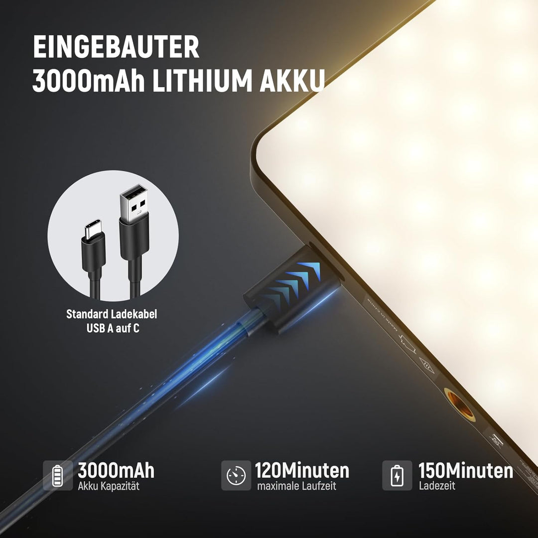 NEEWER Basics Magnetisches Handy Selfie Licht für iPhone, MagSafe, doppelseitiger Clip, LED Beleucht