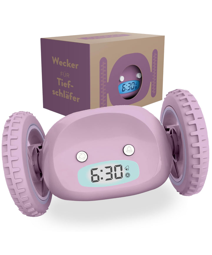 CLOCKY Lauter Wecker Digital Wecker Laut für tiefschläfer Erwachsene Jugendliche Lustig für schwerhö