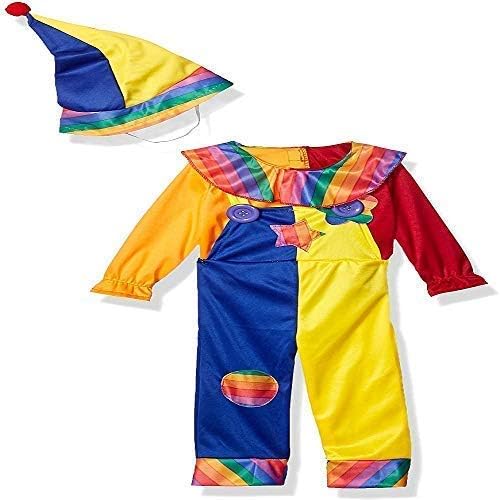 Dress Up America Süsser süsser süsser Clown Buntes Kostüm 6-12 Monate (Taille 69 cm, Grösse 74 cm),
