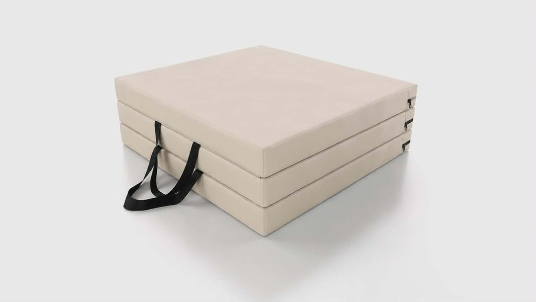 Sportmatte 180 x 60 x 6 cm | Weichbodenmatte klappbar, Gymnastikmatte tragbar, Yogamatte wasserabwei
