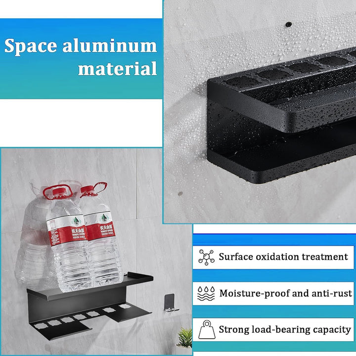 Morwealth Halterung für Dyson Airwrap Ohne Bohren, 2 in 1 Wandhalterung Halterung für Dyson Airwrap