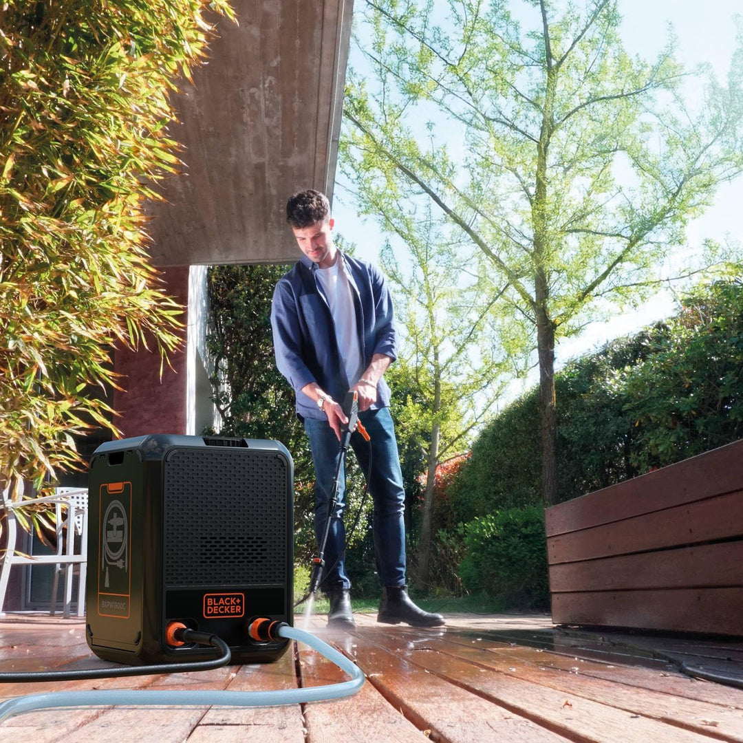 Black+Decker Hochdruckreiniger BXPW1900C, Kompakt, Hochdruck, für Auto und Aussenbereiche, max. Druc