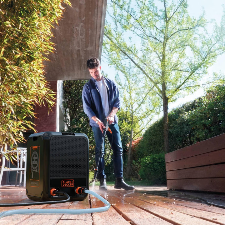 Black+Decker Hochdruckreiniger BXPW1900C, Kompakt, Hochdruck, für Auto und Aussenbereiche, max. Druc