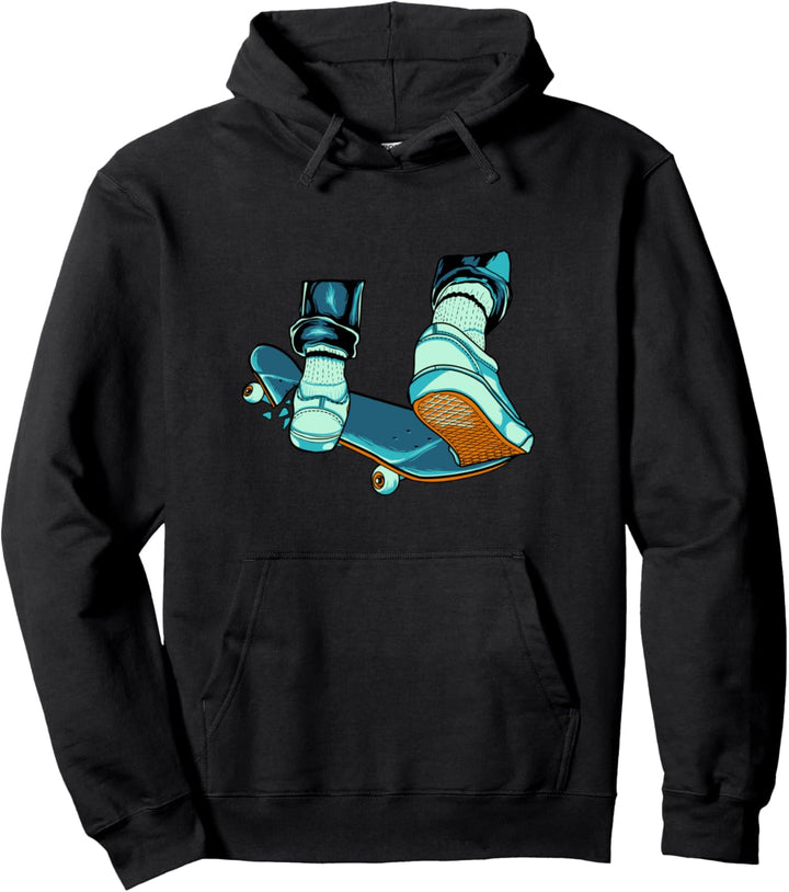 Skateboard Skateboarder Geschenk - Halfpipe Skater Pullover Hoodie