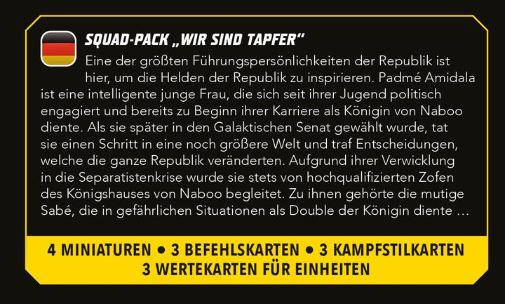 Atomic Mass Games | Star Wars: Shatterpoint – Wir sind tapfer | Squad-Erweiterung | Tabletop | 2 Spi