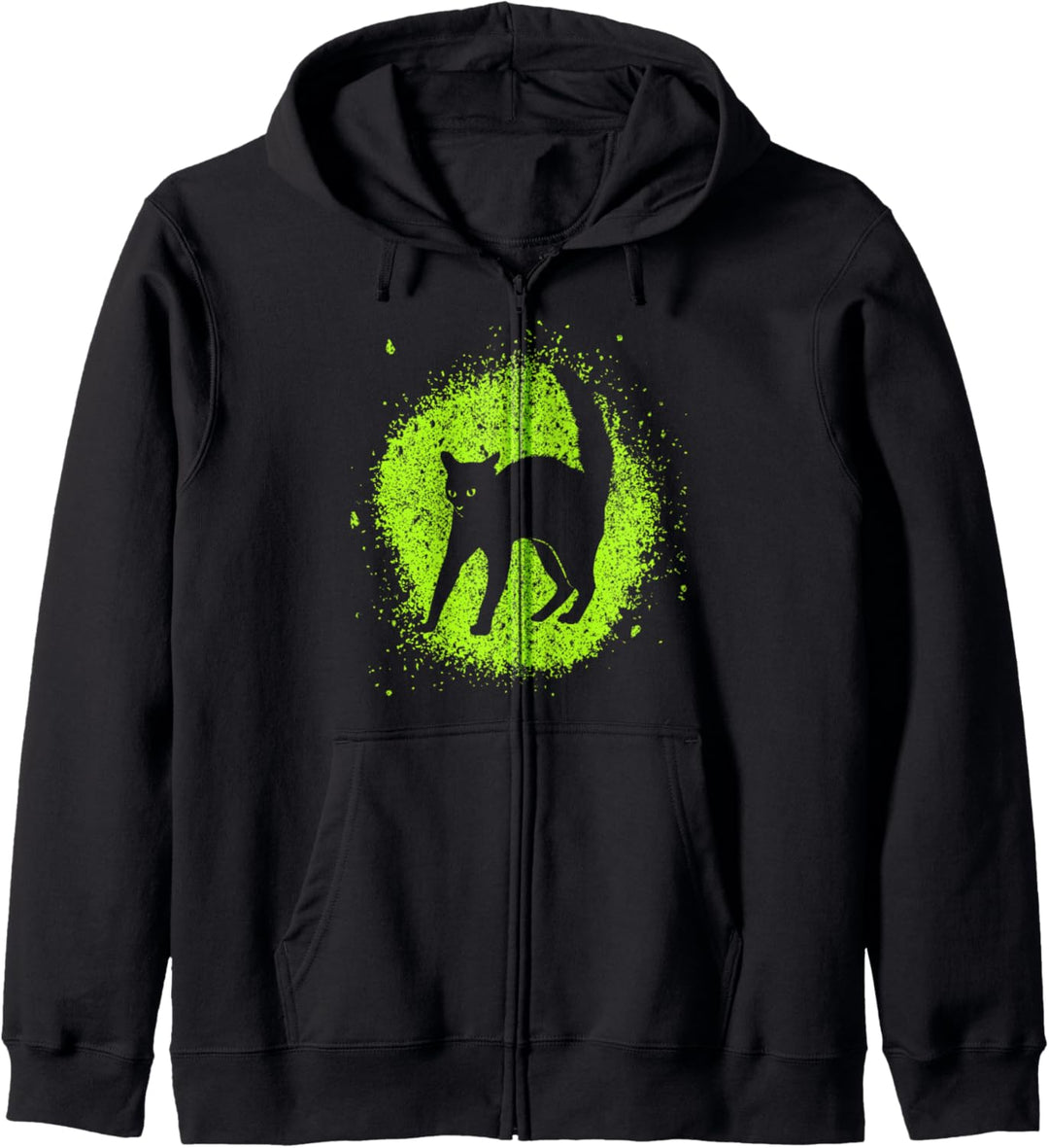 Halloween Black Cat Aberglaube Scaredy Cats Scary Kapuzenjacke