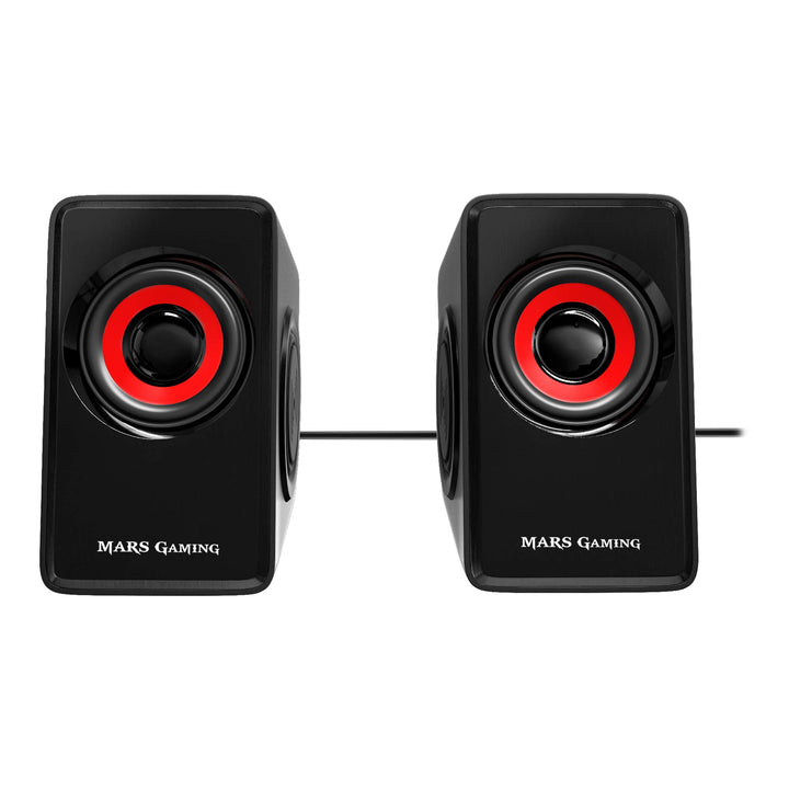 Mars Gaming MS1, 10W Lautsprecher, Subwoofer, 3,5mm Klinke, PC/Mac/Smartphone/Tablet, MS1
