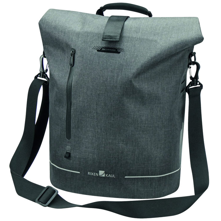 KLICKfix Unisex – Erwachsene Lightpack Gepäckträgertasche, Grau, One Size Einheitsgrösse, Einheitsgr