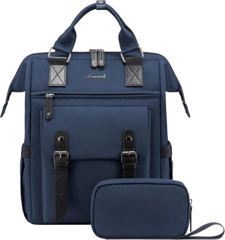 LOVEVOOK Rucksack Damen Gross, 17 Zoll Laptoptasche Schulrucksack Mädchen Teenager Reiserucksack Arb