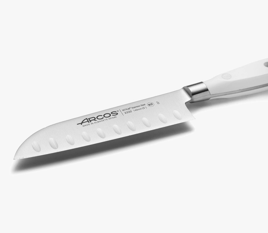 Arcos 233224 Serie Riviera Blanc - Santoku MesserMesserAsiatischerArt-KlingeausNitrumgeschmiedetemEd