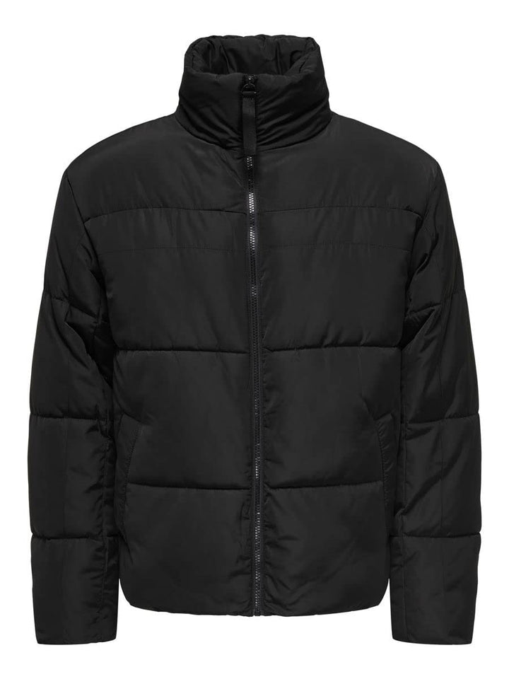 ONLY & SONS Herren Onseverett Puffer Jacket OTW Jacke M Schwarz, M Schwarz