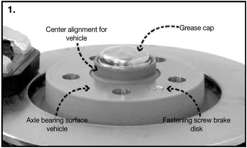 Spurverbreiterung TRAK+ Spurverbreiterungen/TRAK+ Wheel Spacers HR 2035650 Distanzscheibe Räder