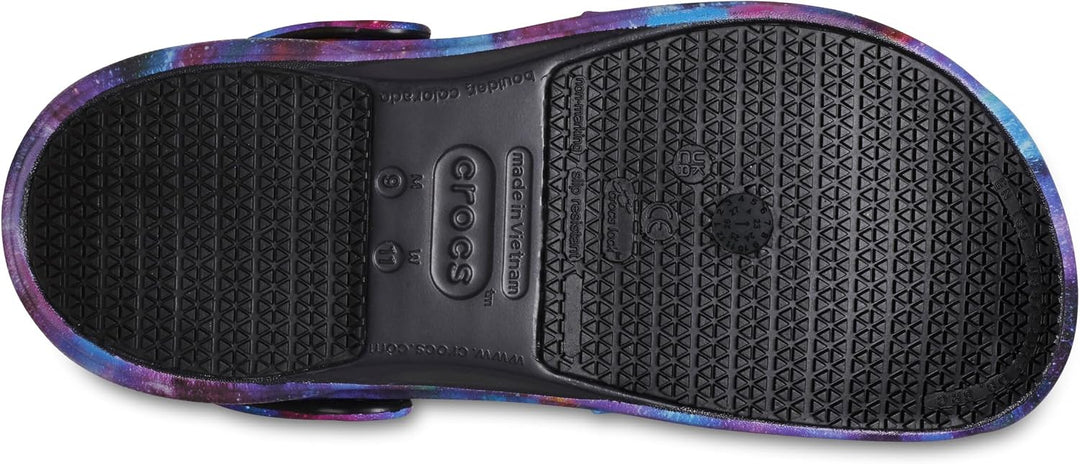 Crocs Unisex Bistro Graphic Clogs 39/40 EU Schwarz, 39/40 EU Schwarz