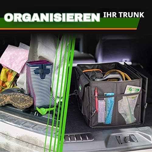 Kofferraum Organizer - Zusammenklappbar, Automotive Kofferraumtasche die Lagerung mit Verstellbaren