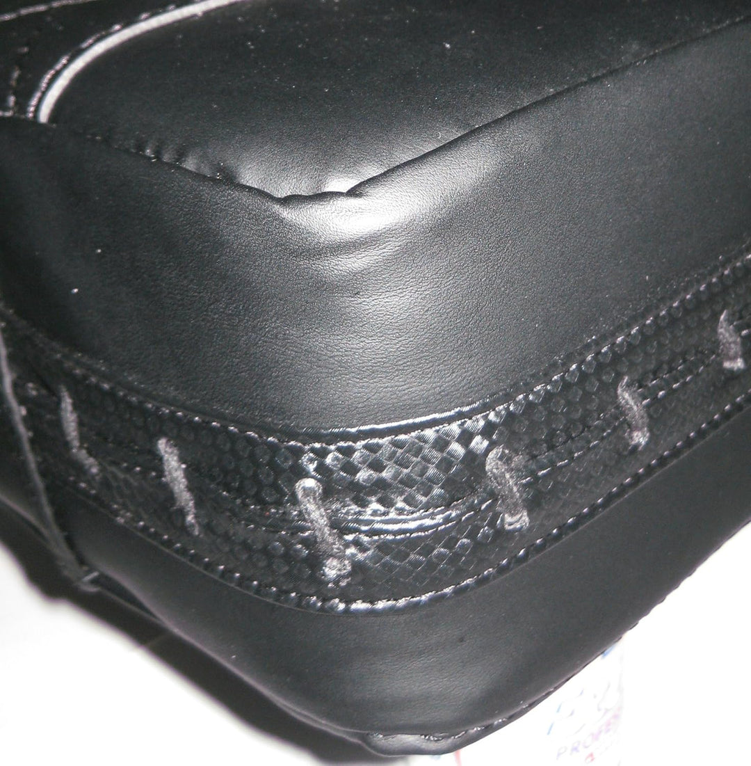 BAY Black Corner Arm-Schlagpolster für Kampfsport, Leder PU, Schwarz, 41 x 20,5 cm