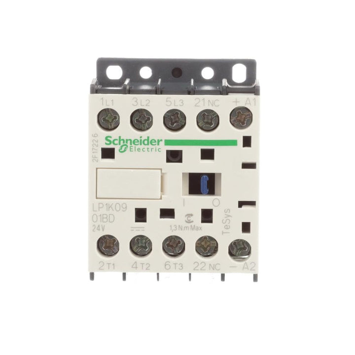 Schneider Electric - Leistungsschütz LP1K 3p, 400 V AC3, Spule 24 V DC, +1Ö, 4 kW, 9 A, LP1K0901BD 4