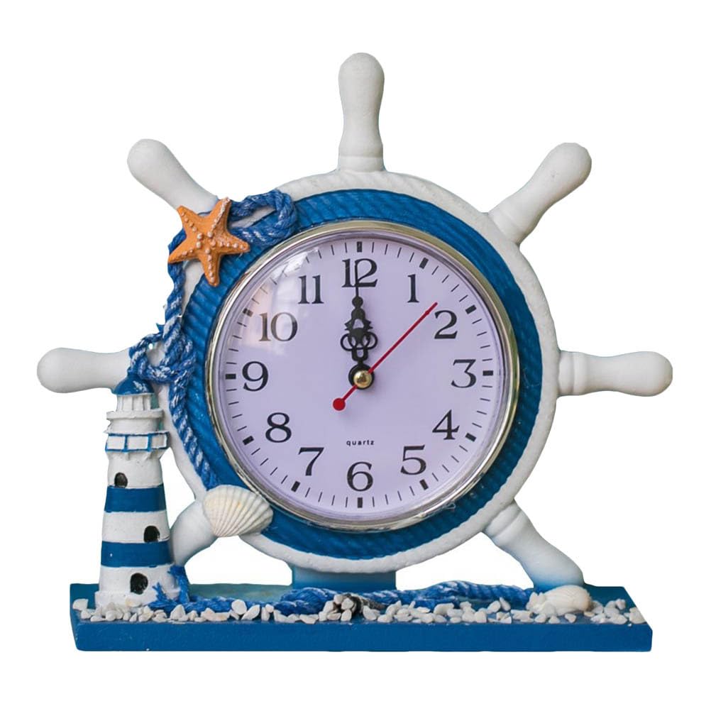 Cabilock Nautische Wanduhren Küchenuhr Wanduhr Wohnzimmerdekor: Nautische Schleichende Wanduhr Moder