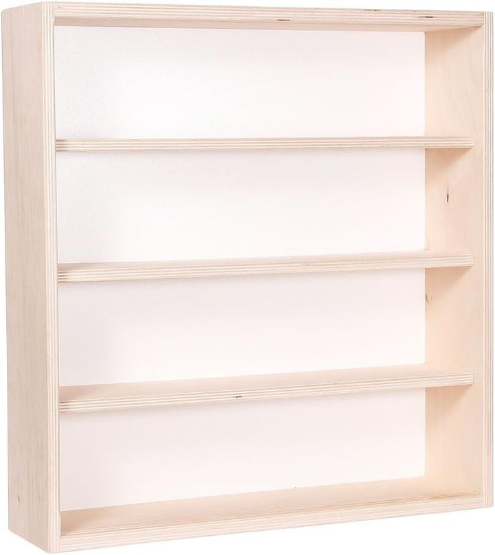 Alsino Sammlervitrine Setzkasten mit Scheibe Wandregal Holz Hängevitrine Deutsche Holzmanufaktur Min