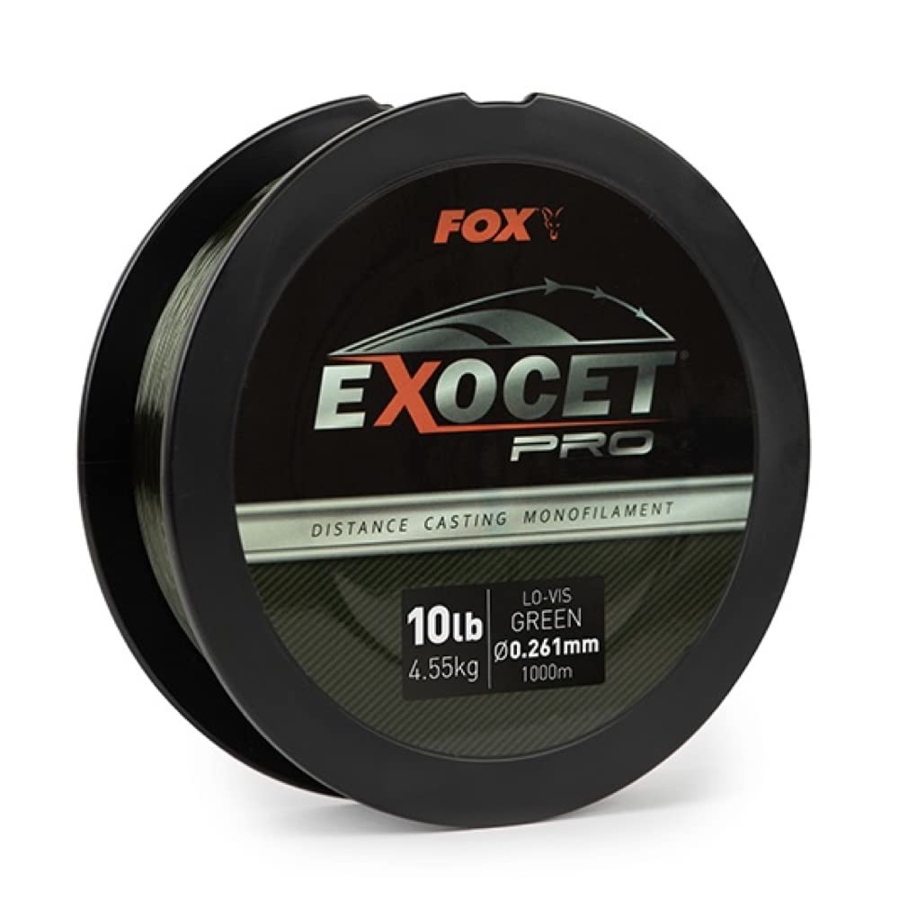 Fox New Exocet Pro Monofilament Carp Fishing Line 1000m 4,5 kg, 4,5 kg