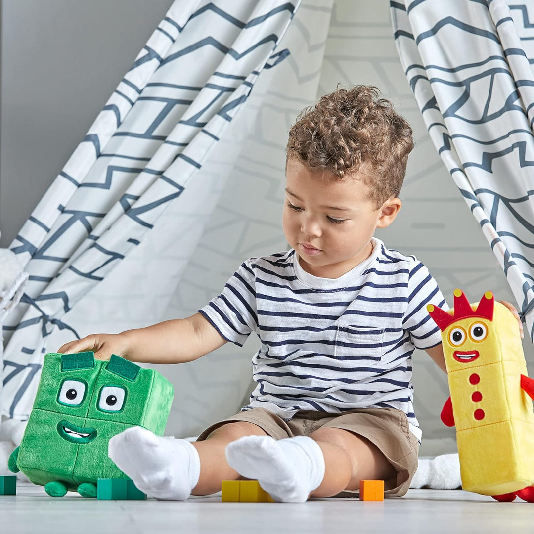 Learning Resources Verspielte Freunde: Numberblocks Drei und Vier, Numberblocks-Plüschfiguren Drei u