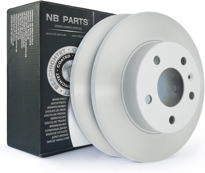 Bremsen/Bremsscheiben + Bremsbeläge vorne + hinten NB PARTS GERMANY 10041697, Dual
