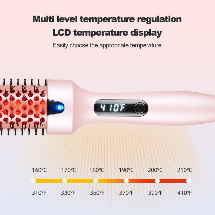 Thermobürste mit Infrarot-Technologie, Thermal Brush 2-in-1 Styler & Föhn, 30-Sekunden Schnellaufhei