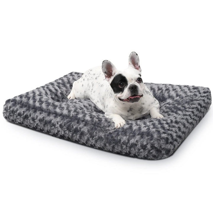KSIIA Hundebett mittelgrosse Hunde Waschbar, Hundekissen flauschig, M Hundematte für kleine mittelgr