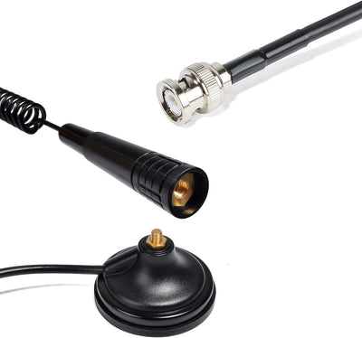 HYS 27 MHz magnetische Halterung Antenne CB Antenne kompatibel mit Cobra Midland Uniden Maxon Portab