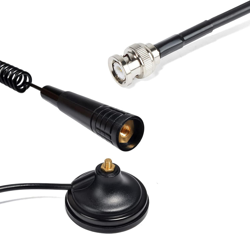 HYS 27 MHz magnetische Halterung Antenne CB Antenne kompatibel mit Cobra Midland Uniden Maxon Portab