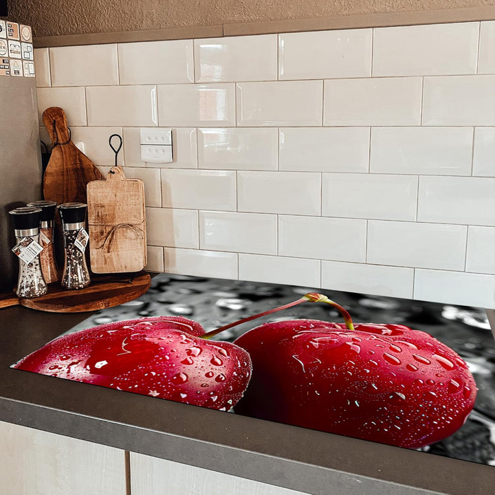 KitchenYeah© Herdabdeckplatte 83x51 cm Einteilig Herdabdeckung Abdeckplatte für Ceranfeld Abdeckung