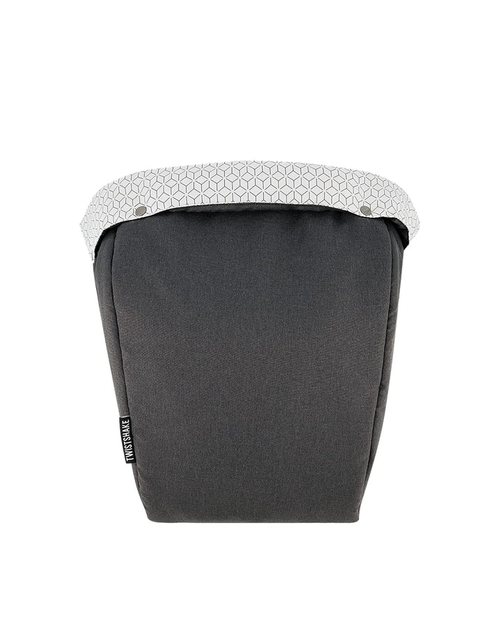 TWISTSHAKE Sitzauflage und Fusssack Set für Tour Kinderwagen, Schwarz Sitzauflage und Fusssack Schwa