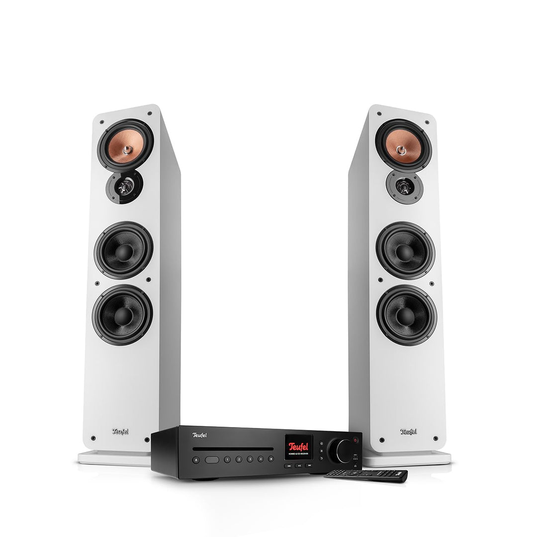 Teufel Ultima 40 Kombo 3 - HiFi Stereo Anlage mit Bluetooth und CD Receiver, WLAN, LAN, DAB+-FM Radi