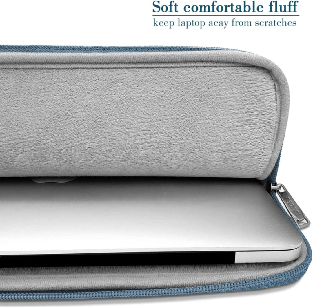 TECOOL 14 Zoll Laptoptasche LaptopHülle für 14” Lenovo Thinkpad ideapad HP Elitebook Acer Dell Chrom