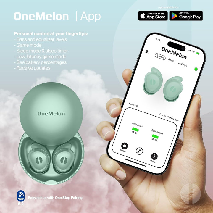Drops Kabellose In-Ear-Ohrhörer Bluetooth 5.2 – True Wireless mit ANC, Transparenzmodus, Schlafmodus