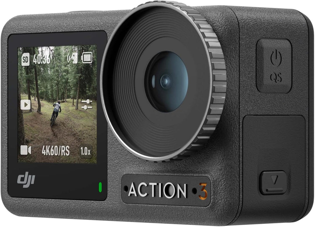 DJI Osmo Action 3 Adventure-Combo - 4K HDR Action-Cam, 10-Bit Farbtiefe, wasserdicht, HorizonSteady,