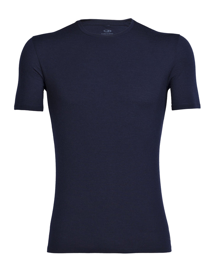 Icebreaker Herren Anatomica Crewe T-Shirt - Funktionsshirt Herren - Merinowolle Unterwäsche XL Mitte