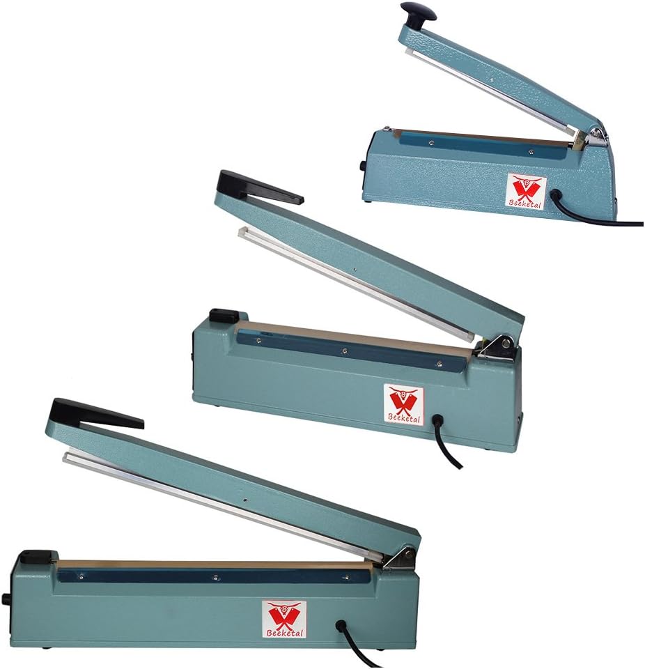 Beeketal 'BP400FS' Profi Impuls Tisch Schweissgerät (keine Aufwärmzeit) mit 400 mm Schweisslänge und