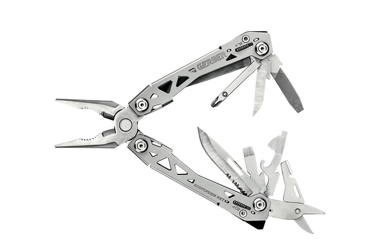Gerber Multi-werkzeug 31-003345, grau, M, 1027512 15 Tools, Taschenclip (US blister)-