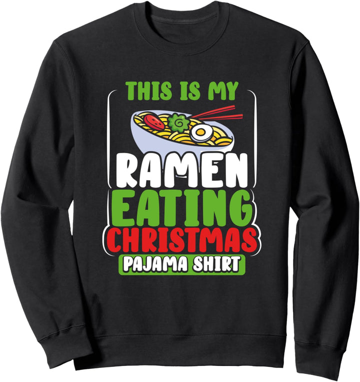 Kids Christmas Ramen Pajamas Gift Girls Boys Women Pajama Sweatshirt