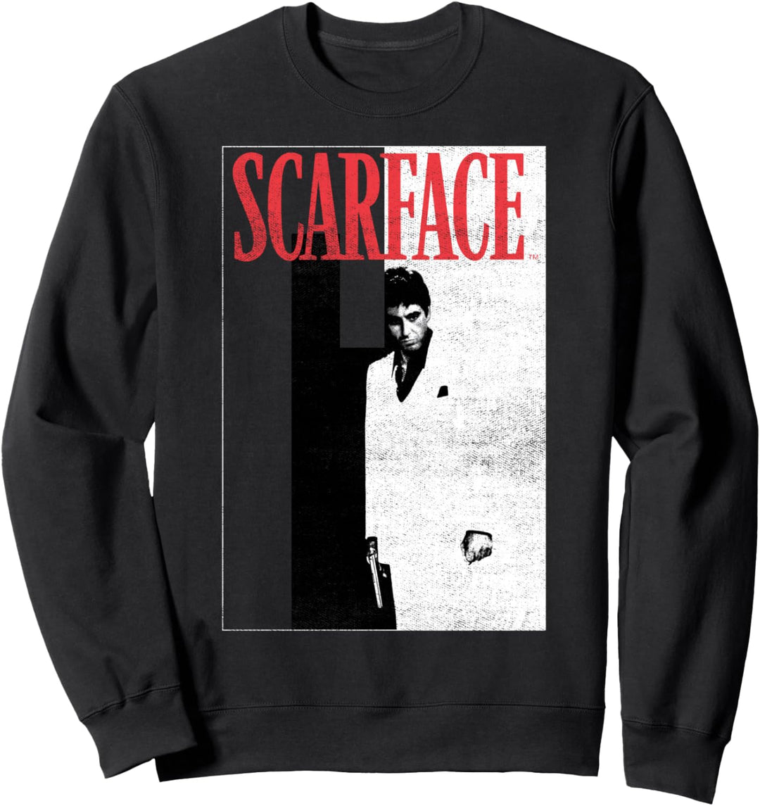 Scarface Distressed Movie Poster Photo Sweatshirt