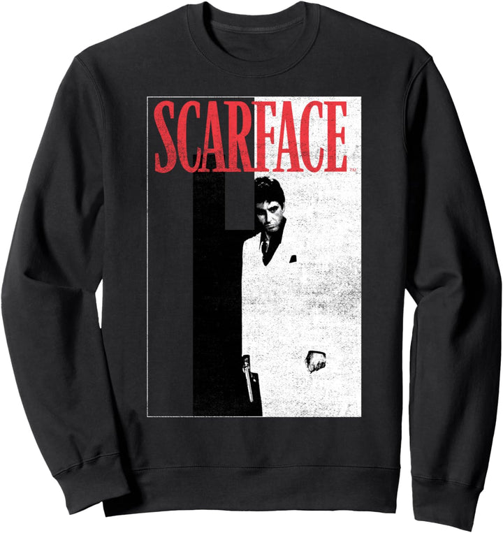 Scarface Distressed Movie Poster Photo Sweatshirt