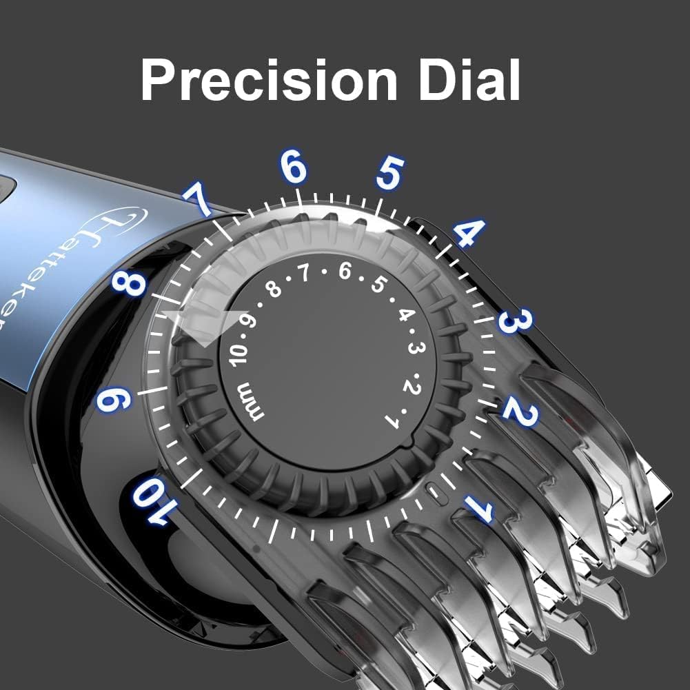 Hatteker Herren Elektrorasierer Rasierer Bartschneider Rotationskopf Rasierer für Männer Kotelettent