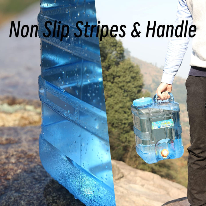 Sparkstarses Wasserbehälter mit Hahn, 5-22L Kunststoff Wasserkanister, BPA-frei Camping Wasserkanist