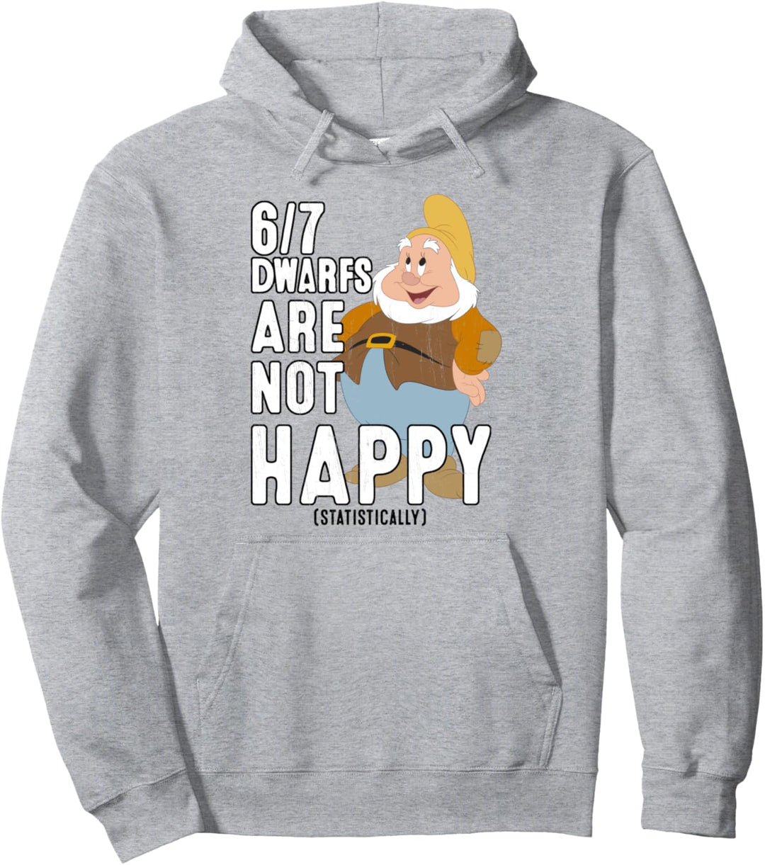Disney Snow White Not Happy Dwarfs Pullover Hoodie