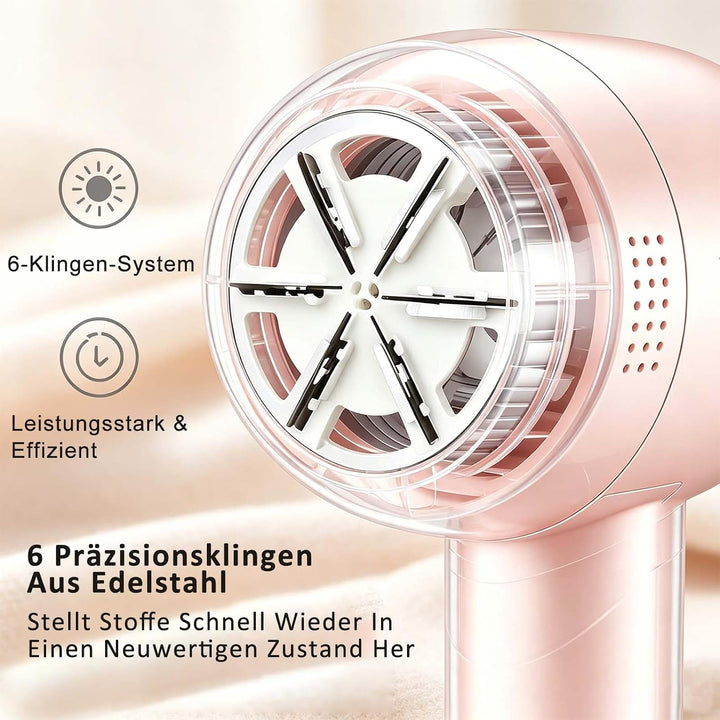 VGR 813 Fusselrasierer Elektrisch Für Kleidung, Fusselrasierer Aufladbar Rosa, Rosa