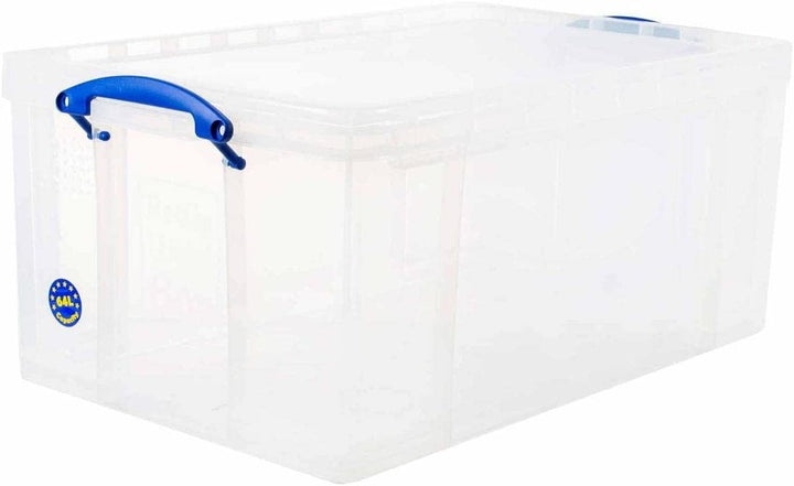 Really Useful Boxen-Set 64C, transparent Einzelbett Farblos Standardverpackung, Einzelbett Farblos S